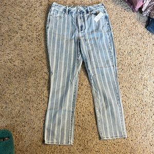 BRAND NEW PACSUN JEANS - Pinstripe Mom Jeans